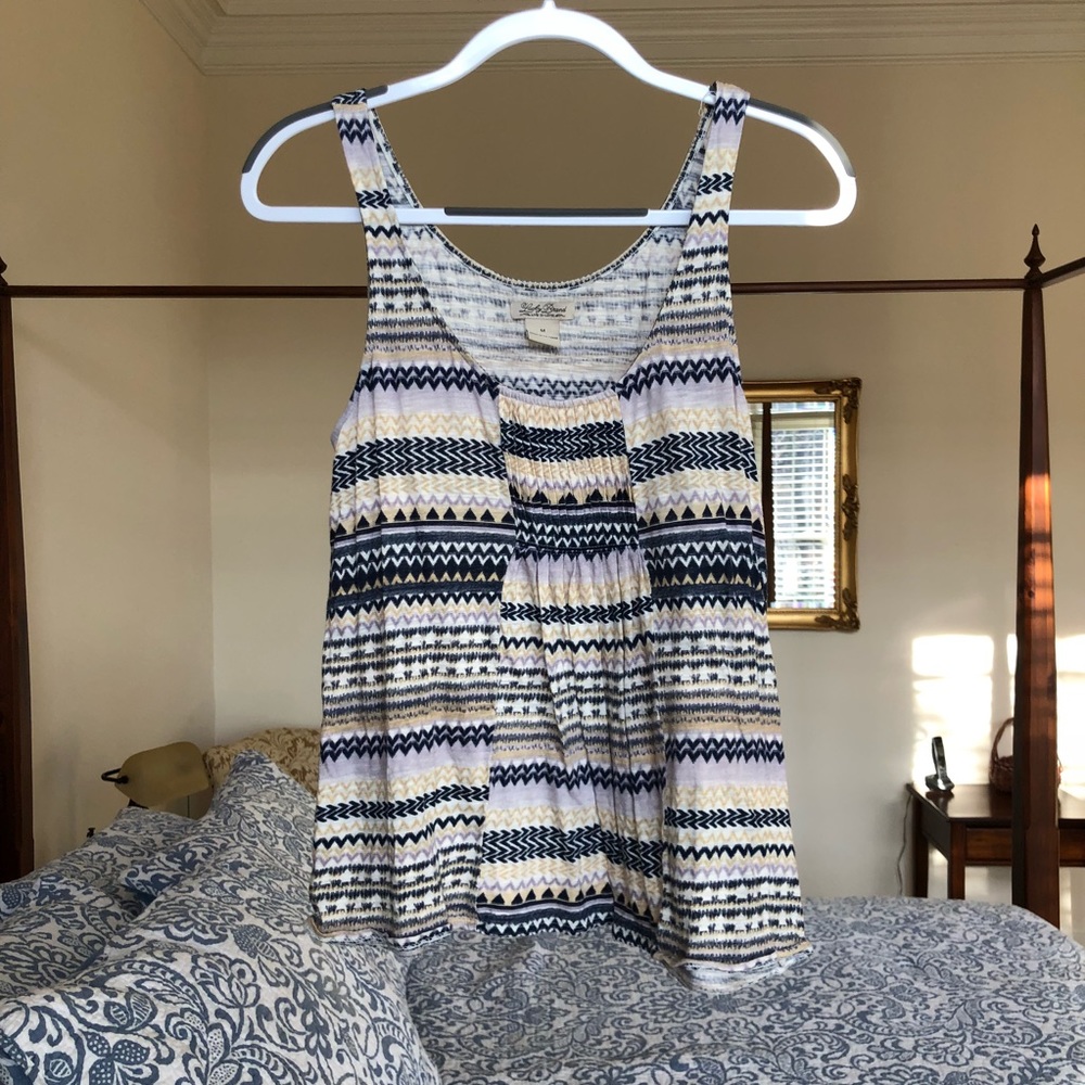 Lucky brand patterned tank top